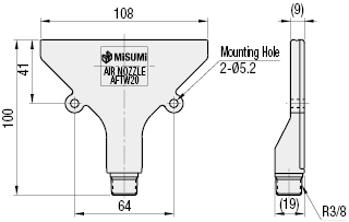 Flat Air Nozzles Wide Type:Related Image