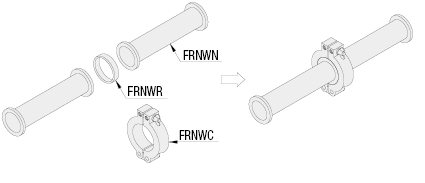 Fittings for Vacuum Plumbing/JIS Flanged/VF:Related Image