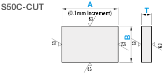 EN 1.1206 Equiv. Plates/1 Configurable Dimension:Related Image