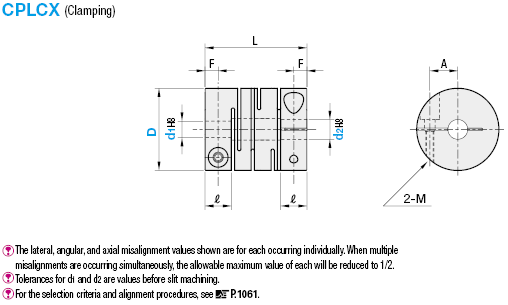 Couplings/Slit Clamping/Extra Super Duralumin/Clamping Long:Related Image