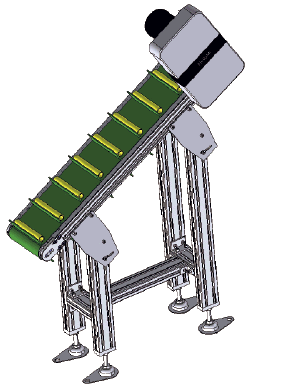 End Drive/Guided Belt/3-Slot Frame/Pulley Dia. 50mm:Related Image