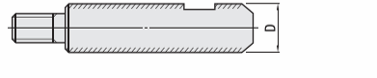 Shaft - One End Tapered, One End Tapped / One End Stepped and Tapped / One End Threaded: Related Image