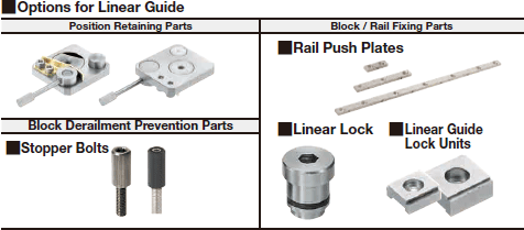 Miniature Linear Guides/Wide Rails/Long Blocks/Light Preload:Related Image