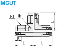 Couplings for Tubes/Nut and Sleeve Integrated/Union Tees:Related Image