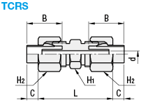 Couplings with Tube Insert/Nut and Sleeve Integrated/Union Connectors:Related Image