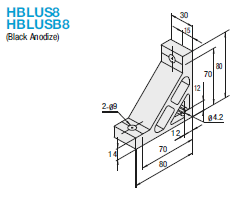 8 Series For 1 Slot/Extruded Ultra Thick Brackets:Related Image