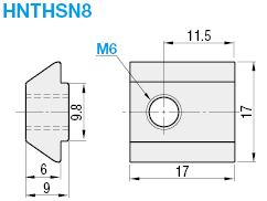 8 Series/Pre-Assembly Insertion Offset Nuts:Related Image