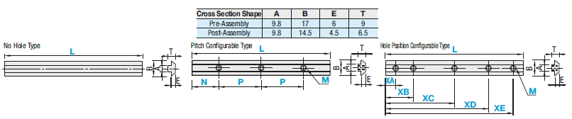 8 Series/Long Nuts/L Dimension Configurable Type:Related Image