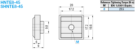 8-45 Series/Pre-Assembly Insertion Stopper Integrated Nuts:Related Image