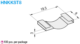 8-45 Series/Metal Stoppers for Pre-Assembly Insertion Square Nuts:Related Image