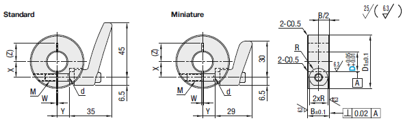 Shaft Collars/With Clamp Lever/Standard:Related Image