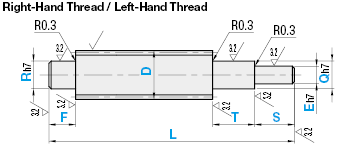 Lead Screws/One End Stepped/One End Double Stepped:Related Image