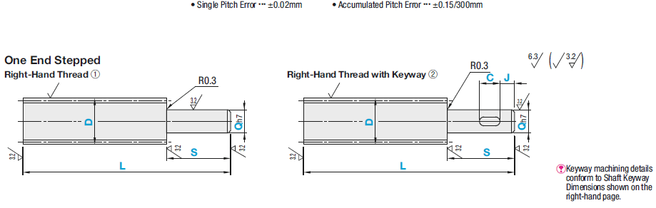 Lead Screws/One End Stepped:Related Image