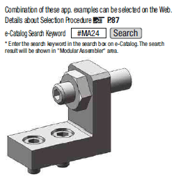 Threaded Stopper Blocks/L-Shaped/Bottom Mounting:Related Image