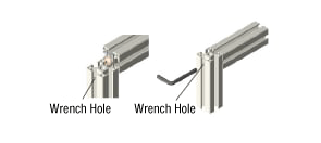 Wrench Hole in Fixed Position