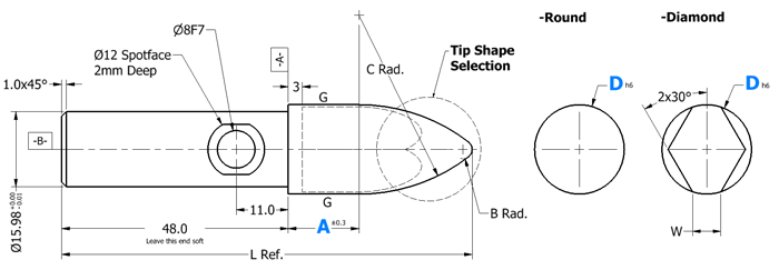 [NAAMS] Retractable Locating Pin A&D Configurable Large Head:Related Image
