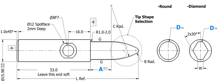 [NAAMS] Retractable Locating Pin A&D Configurable Small Head:Related Image