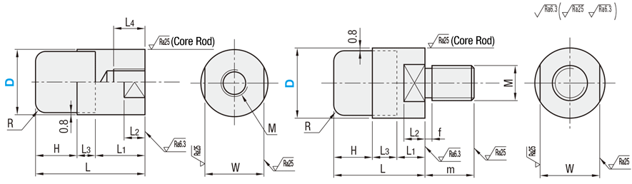 Shock Absorbing Bumpers - Tapped Type/Threaded Type: Related Image