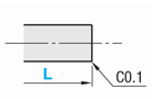 Small Diameter Locating Pin - High Hardness Stainless Steel, with Shoulder Seat: Related Image