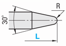 Small Diameter Locating Pin - High Hardness Stainless Steel, with Shoulder Seat: Related Image