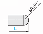 Small Diameter Locating Pin - High Hardness Stainless Steel, with Shoulder Seat: Related Image