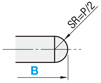 Small Diameter Locating Pin - High Hardness Stainless Steel, Shouldered, Threaded: Related Image