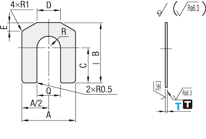 [Clean & Pack]Square Shims - For Motor Base / For Pillow Block: Related Image