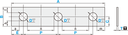 [Clean & Pack]Square Shim - Configurable - Round Hole Type: Related Image