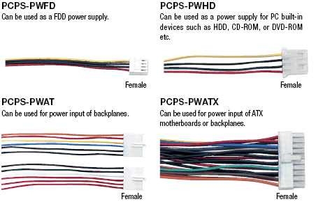 FDD, HDD, PS/2 Power, For ATX Power Cable with One-Sided Connector:Related Image