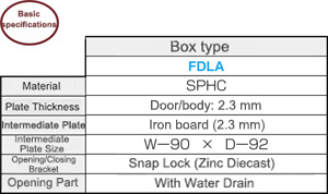 F Series Steel Box Single Opening Deep Type FDLA Series: Related Image