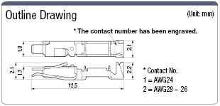 MIL Connector Contact Crimper (Female):Related Image