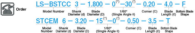 Carbide Straight Edge Taper Corner C End Mill, 2-flute: Related Image