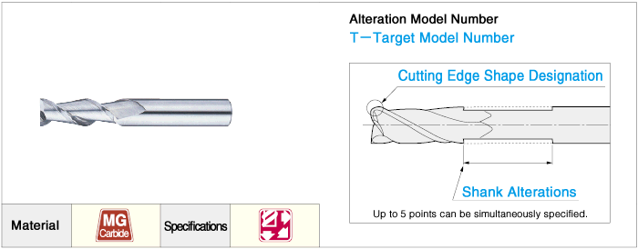 Carbide Square Additional Work End Mill for Aluminum, Copper and Resin Machining: Related Image