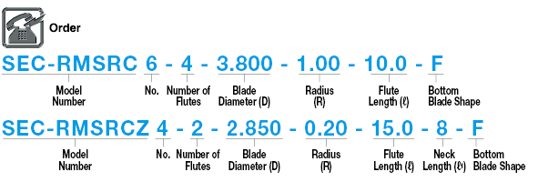 Straight Reamer with Carbide Bottom Blade, 2-Flute / 4-Flute, Regular / Corner Radius Model:Related Image
