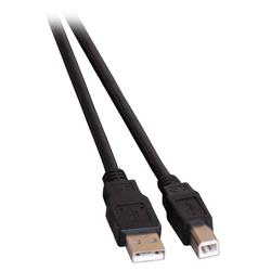 "High Quality" USB 2.0 Cable, certified, A Plug / B Plug - black