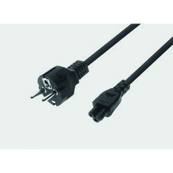 Power Cable CEE7 / 7 180° / C5 180° - black