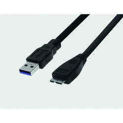 USB 3.0 Cable A Plug / Micro B Plug - black