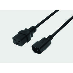 1.8M Power Cable C14 180° / C19 180° - black