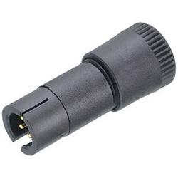 Cable plug connector with strain relief