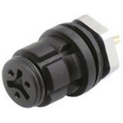 Female panel mount connector
