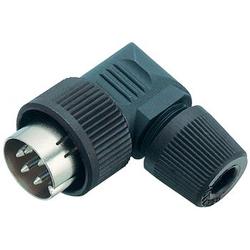 Male angled connector, cable outlet 4-6 mm