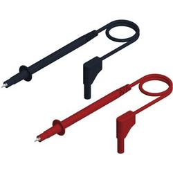 Set, 2x 4 mm safety test lead, test probe / angled plugs