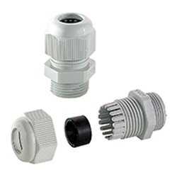 Cable glands / General Accessories, Pg cable glands BF, polyamide, light grey, IP 68 (5 bar, 30 min)