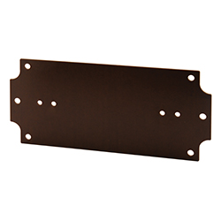 Euromas ABS / PC / F05, Mounting plates, laminated paper, galvanised steel for version 260