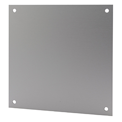 Uninorm, Front panel, 1,5 mm, natural-coloured anodised aluminium