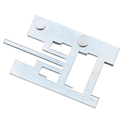 Uninorm, Clamps, Connecting piece for insertion of standard retaining clasps acc. to DIN 43835