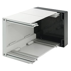 CombiCard 1000-3000 / CombiSet 500, 19" accessories, 19" internal construction for backplane with blind front panels for basic element without front