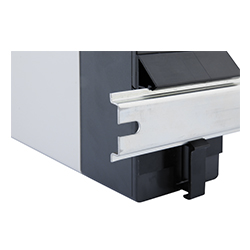 CombiCard 1000-3000 / CombiSet 500, CC 500 Enclosures, Snap foot for top hat rails DIN EN 60715 TH 35 for insertion into the grooves in the rear lid, polyamide