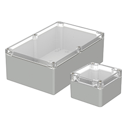 Euromas ABS / PC / F05, Enclosure, crystal-clear lid, polycarbonate