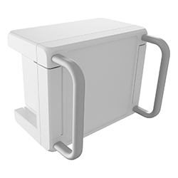 Bocube Alu, Accessories, Handle set for Bocube Alu, aluminium, powder-coated, silver